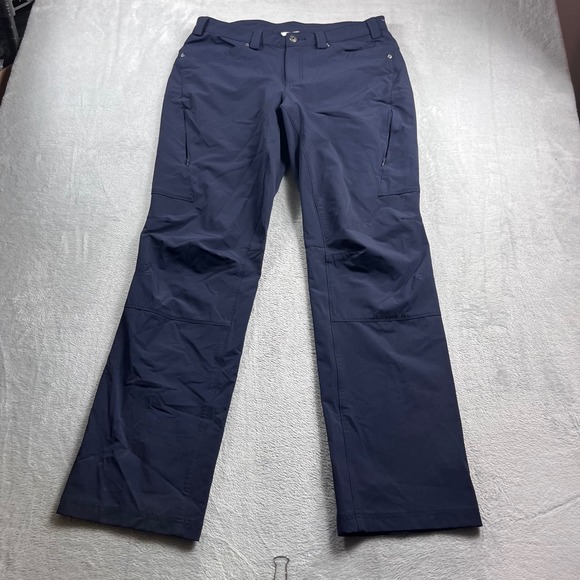 Duluth Trading Co Pants - Duluth Trading Co Flexpedition Bootcut Pants Navy Blue 14x33 Hiking Work 95704